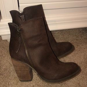 Alter’d State Brown Booties Sz 6 1/2
